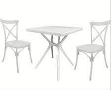 Kit Table Carrée 70×70 Cm +