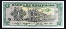 GUATEMALA (P.52H) 1 QUETZAL 1971 UNC