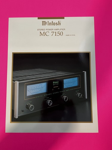 Mcintosh mc7150 amp - mcintosh,