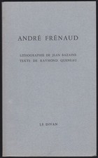 André FRÉNAUD. Lithographie