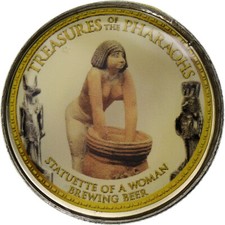 [#1047204] Egypt, Token, Trésors des Pharaons, Statuette of A Brewing Beer, 2008