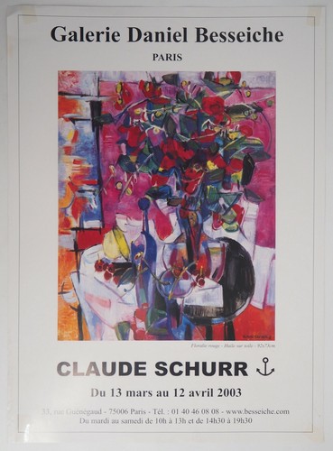 Affiche art claude - d'art], schurr