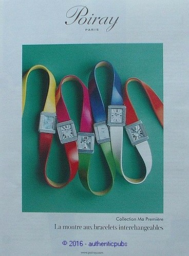 Publicite poiray montre - poiray,