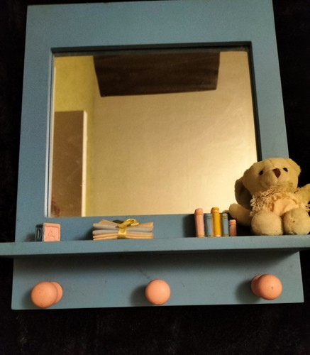 Miroir patère vintage - vintage, enfant