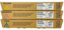 3 x Original Toner Ricoh 884947 884948 884949 CMY MP C3000E C2000/MPC2500/C3000
