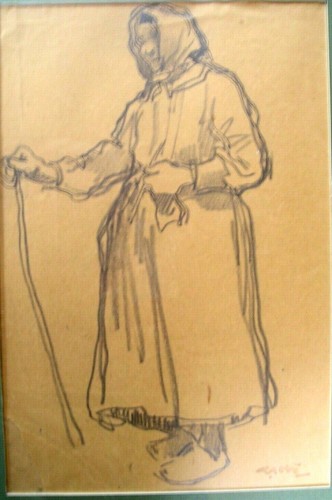 Dessin ancien signe - signe, georges