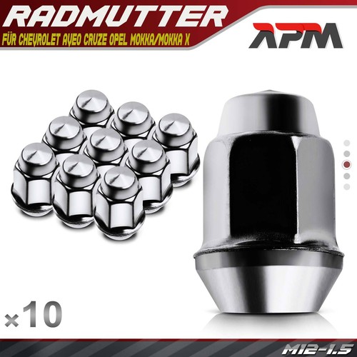 10x écrou roue m12x1 5 - 10x, m12x1,5