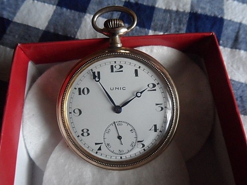 Montre gousset plaque or - montre, a