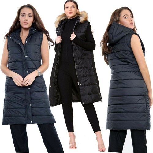 Femmes capuche longue ligne - à,