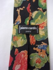 PIERRE CARDIN CRAVATE LUXE PURE SOIE VINTAGE RETRO