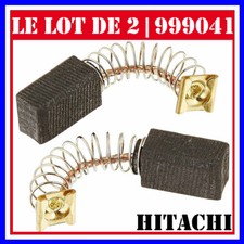 Lot de 2 Balais Charbons 6.4 x 7.4 x 12.3 mm HITACHI HIKOKI 999041 