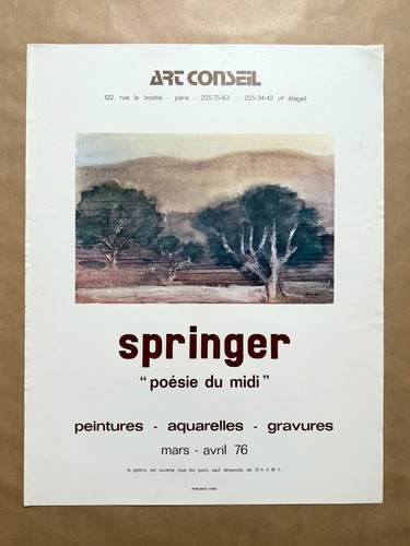 Affiche art vintage offset - affiche,
