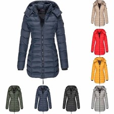 Femmes Matelassé Hiver Manteau Chaud Doudoune Imperméable à Capuche Parka Veste