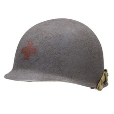 Coque US M1 WW2 - Battle Battered - USN Medic | Mon Casque M1