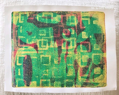 Original art luau acrylic - original,