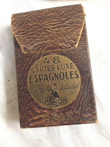 Jeu cartes espagnoles - cartes,