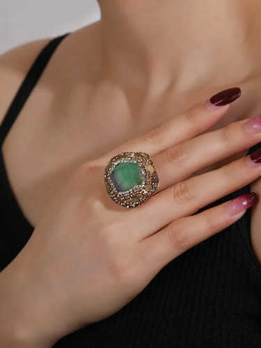 Bague pierre naturelle - bague,