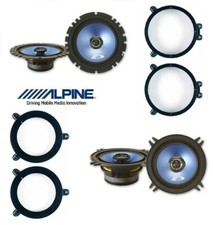 Alpine SXE-17C2 SXE-13C2 Set 4 Haut Parleur Mercedes C (W203) CLC (CL203) CLK (C