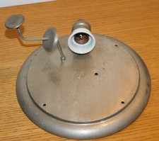 ancien SUPPORT ROND en METAL