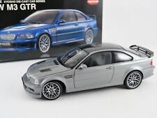 Kyosho 1/18 Bmw M3 GTR  Silver