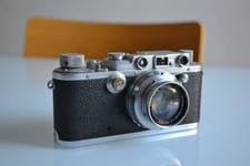 Leica III A + Summar 50 mm + étui cuir