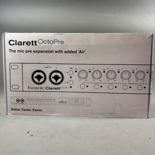 Focusrite clarett octo - clarett, pre