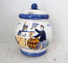 Pot à moutarde céramique DESSAUX Fils Champillou et Henry Orléans France