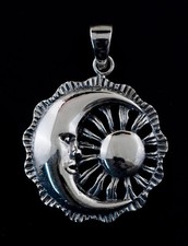 Pendentif Lune et Soleil Bijou