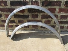 ERCO PAIRE GARDE BOUE ALU ANCIEN VELO RANDONNEUSE BICYCLE FENDERS 650 Aviac