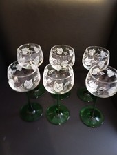 VERRES A VIN BLANC DECOR