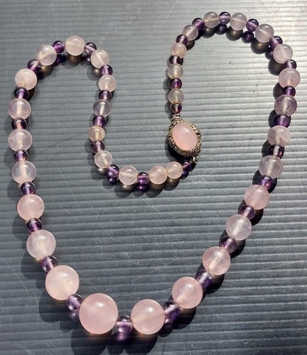Collier chute améthyste - chute, en