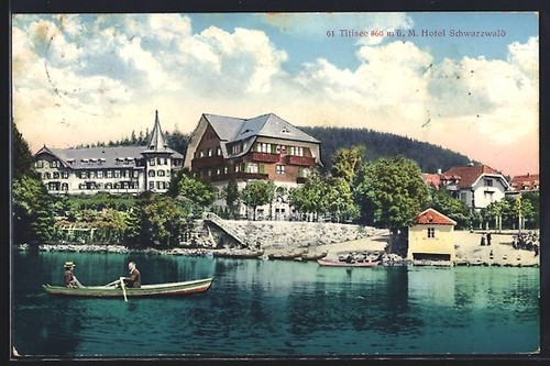 Lac titisee hôtel - lac, titisee,