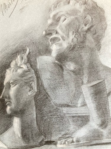 Tres beau dessin - tres, fusain