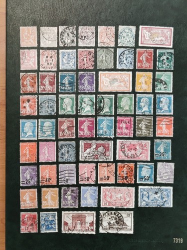 50 timbres france - de,