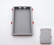 PLAYMOBIL (Q12119) CHANTIER - Mur 3/4 Gris Etagères à Encastrer Convoyeur 4041