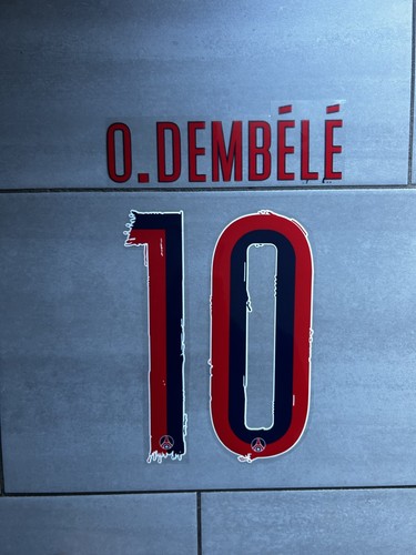 Flocage dembélé 10 psg - flocage, o.dembÉlÉ
