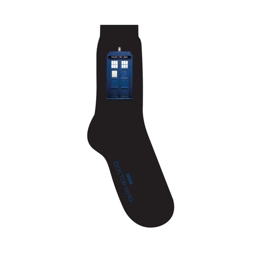 Doctor who blue tardis - blue, noir