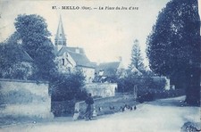 CPA 60 MELLO / PLACE DU JEU