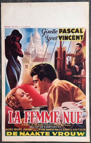 Femme nue affiche - la,