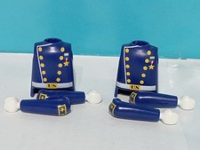 PLAYMOBIL X2 CORPS BRAS FIGURINE YANKEE NORDISTE UNIONISTE