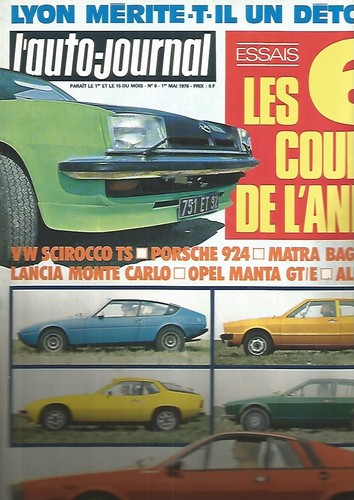 Auto journal 08 scirocco - l'auto,