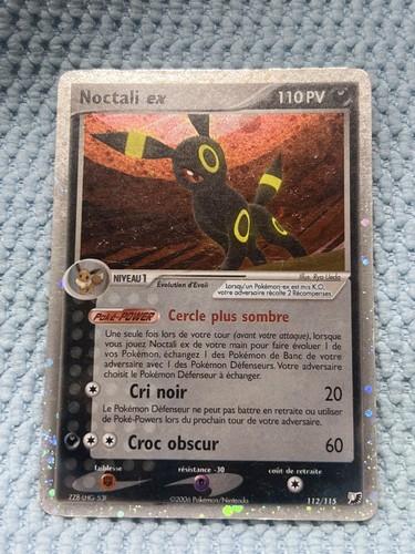 Carte pokémon noctali - pokémon, ex