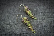 Boucles d'oreilles saphir en