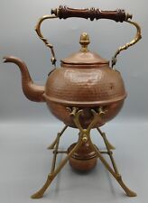 ?Beau Samovar Verseuse ou Théière Epoque Art Nouveau,  Cuivre