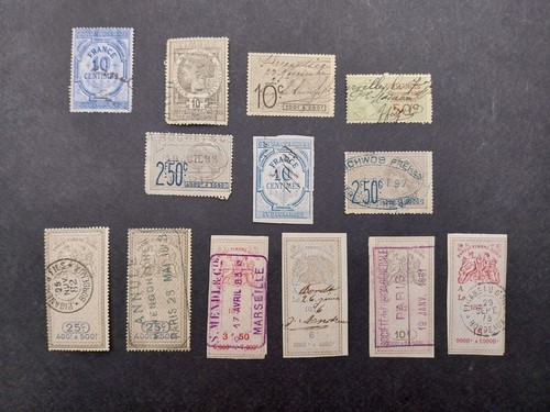 Lot timbres taxes - ,