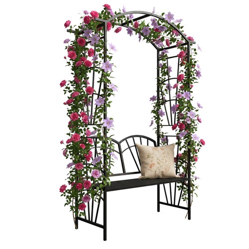 Arche roses tuteur - arche, roses,