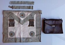 Tablier de Maître franc-maçon et sacoche - Lodge of True Friendship N160 Londres