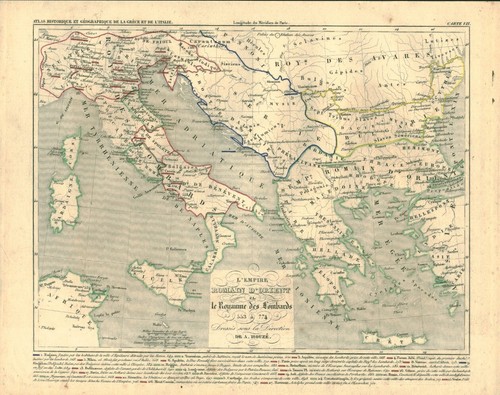 Gravure ancienne carte
