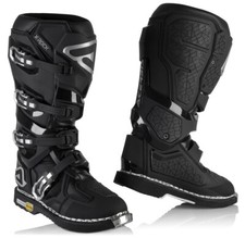 Bottes Rotule Boots Moto Cross Enduro Acerbis X-rock MM Noir TG 43