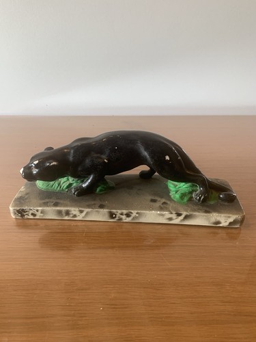 Statuette plâtre art deco - statuette,